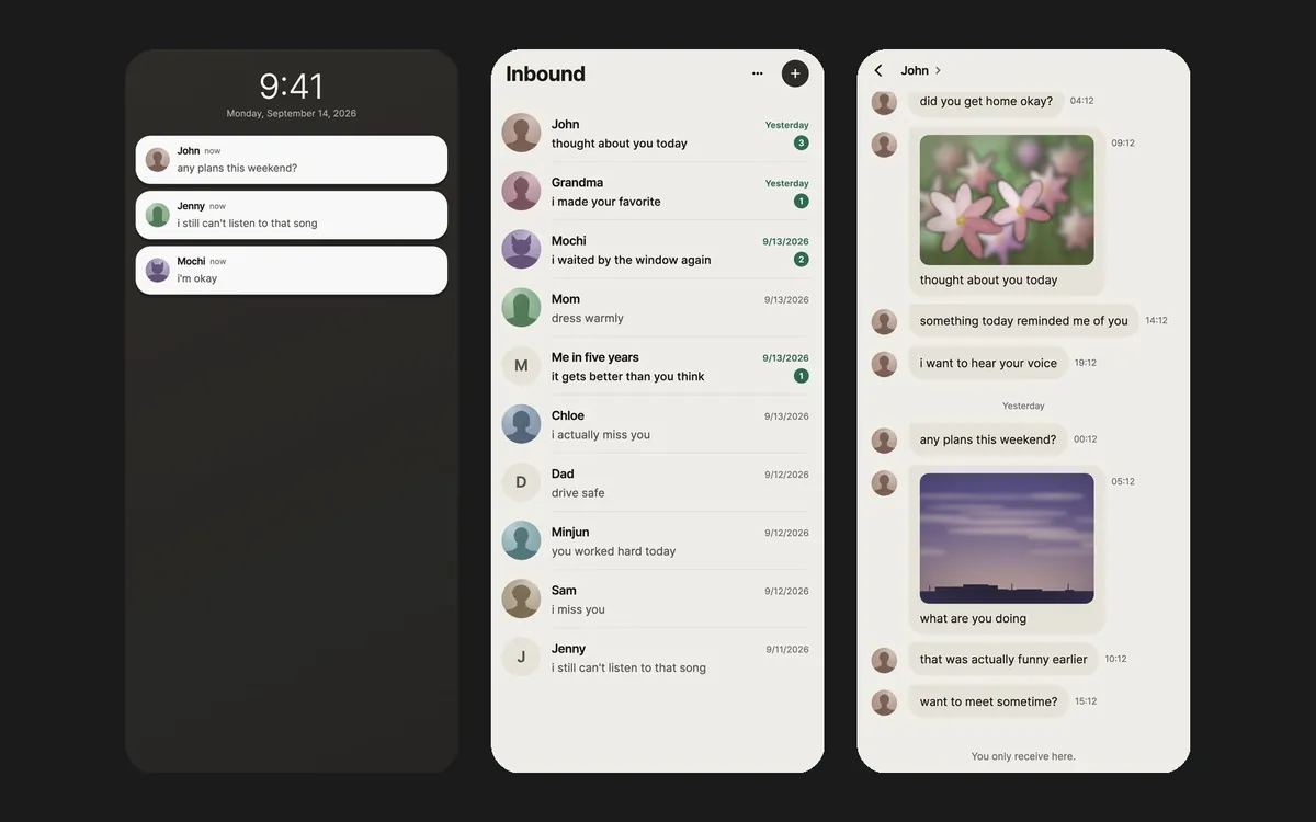 Inbound app screens
